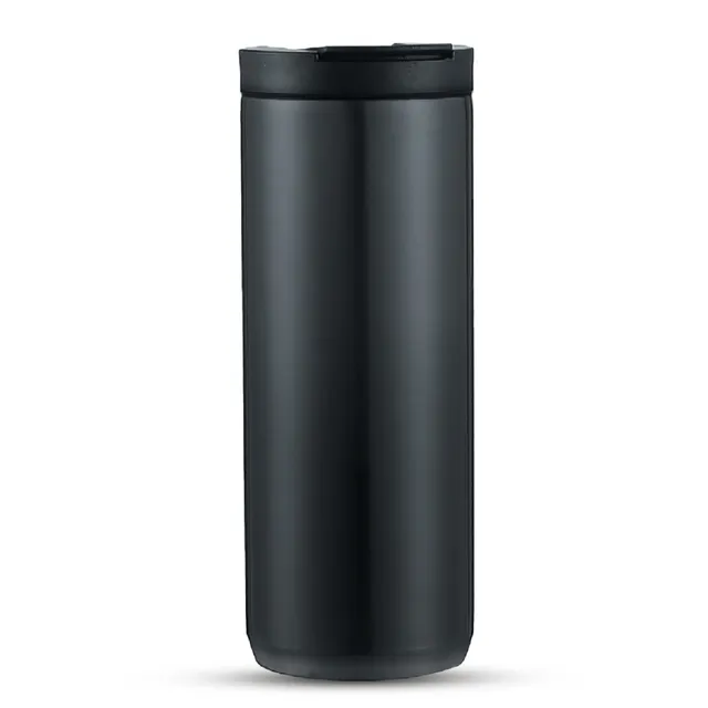 Hydrobrew - Double Wall Insulated Tumbler Water Bottle - Black - 500ml