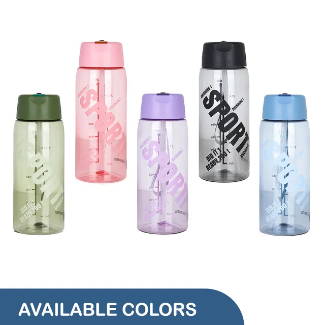 Hydrobrew – Water Bottle 800ml with Grab String – Pink