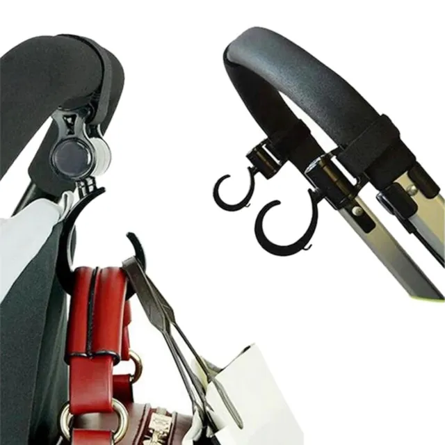 Insular – Universal Stroller Hooks – Black