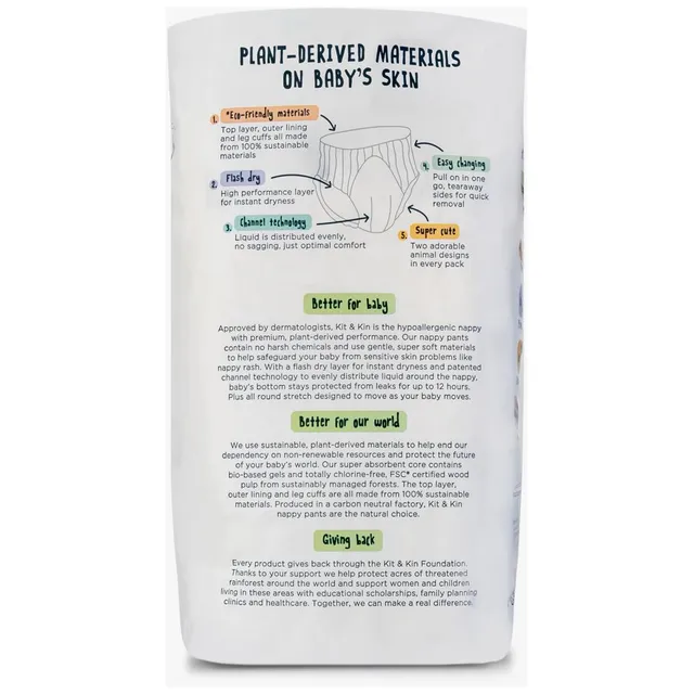 Kit & Kin - Pull ups size 5 Junior Half Pack