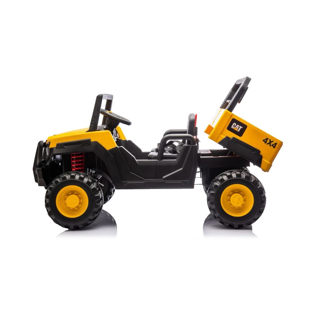 Megastar – Megastar Electric Rideon 12 V Officially Licensed Caterpillar Dump Truck With Rc 2 Seats