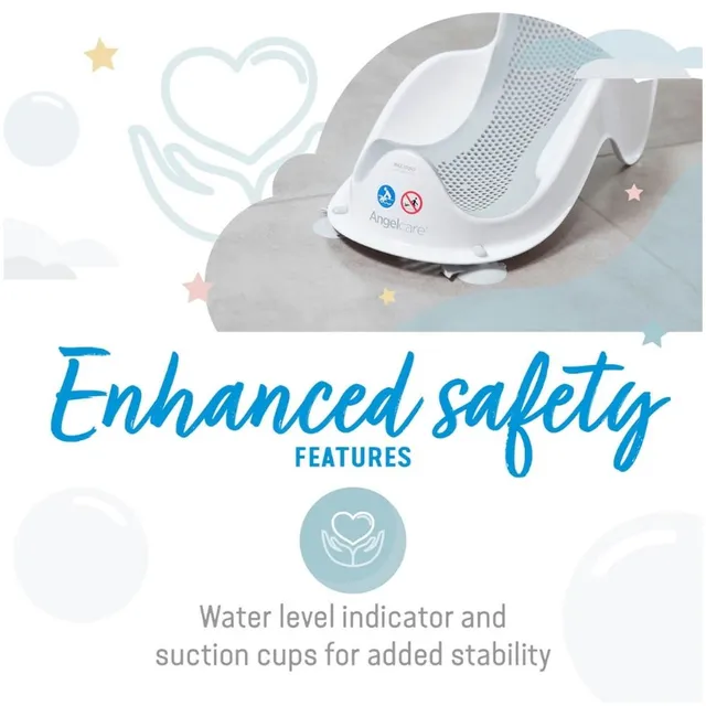 Angelcare - Soft Touch Mini Bath Support - Grey