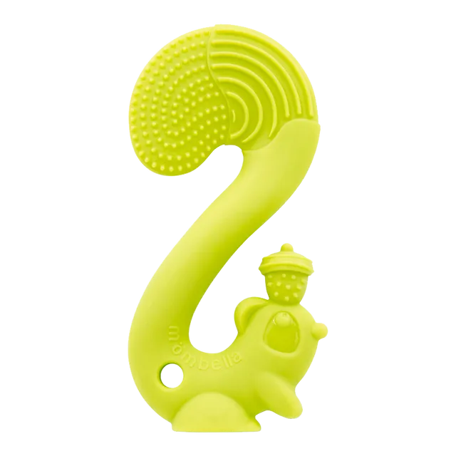 Mombella - Squirrel Baby Teether Toy - Green