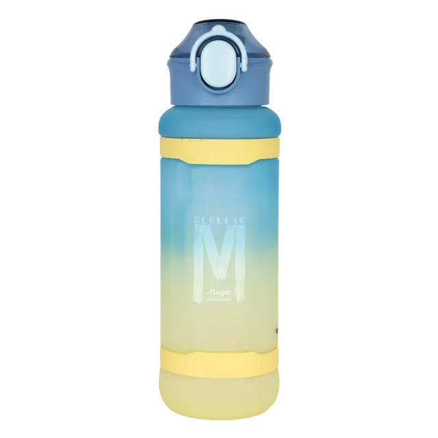 Nova Kids - Water Bottle 1000ml with Straw- Blue