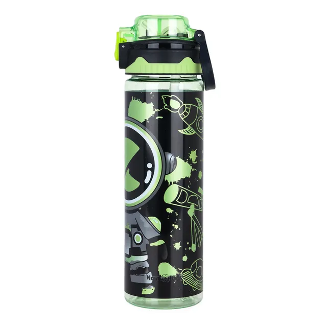 Nova Kids – Water Bottle 700ml with Straw- Black