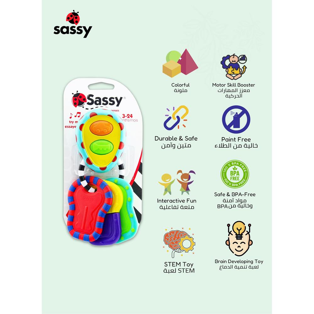 Sassy Toys – Tactile Tunes Keys