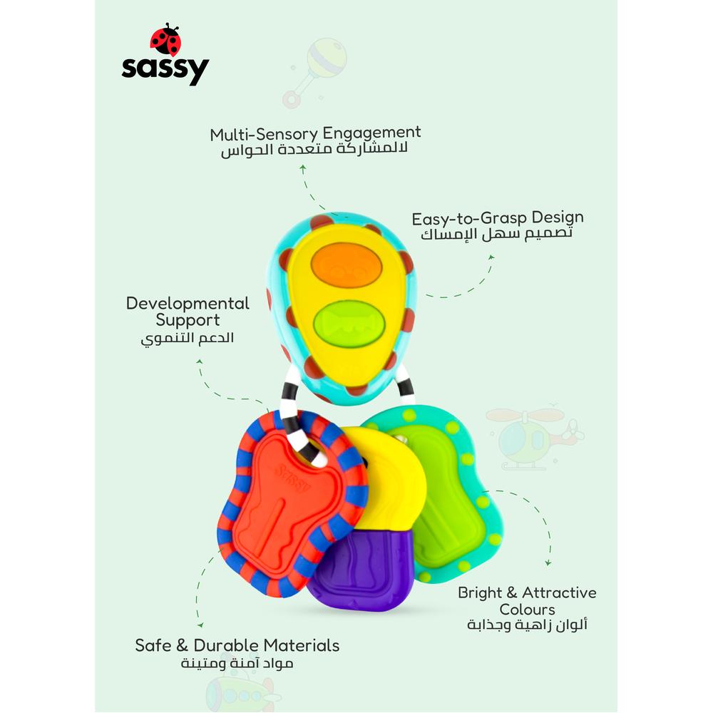 Sassy Toys – Tactile Tunes Keys