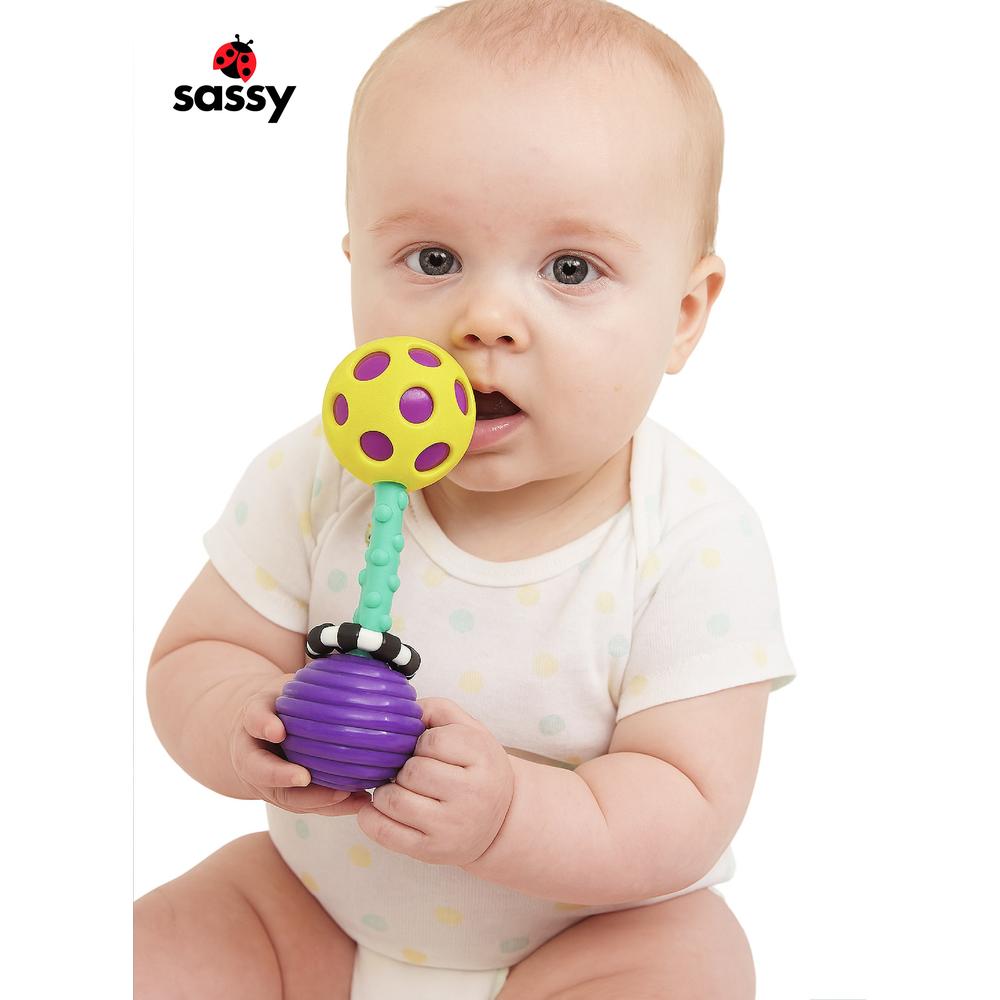 Sassy Toys - Bend and Flex Barbell Rattle
