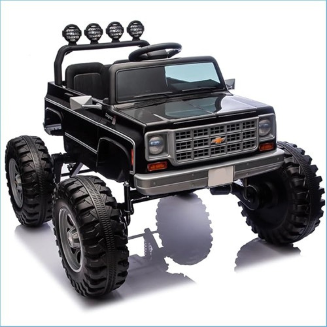 Megastar - Megastar Xxl Chevrolet Cheyenne 24V 7Ah Electric Car For Kids 2 Seater Kids Ride On Monster Jeep With Remote Control