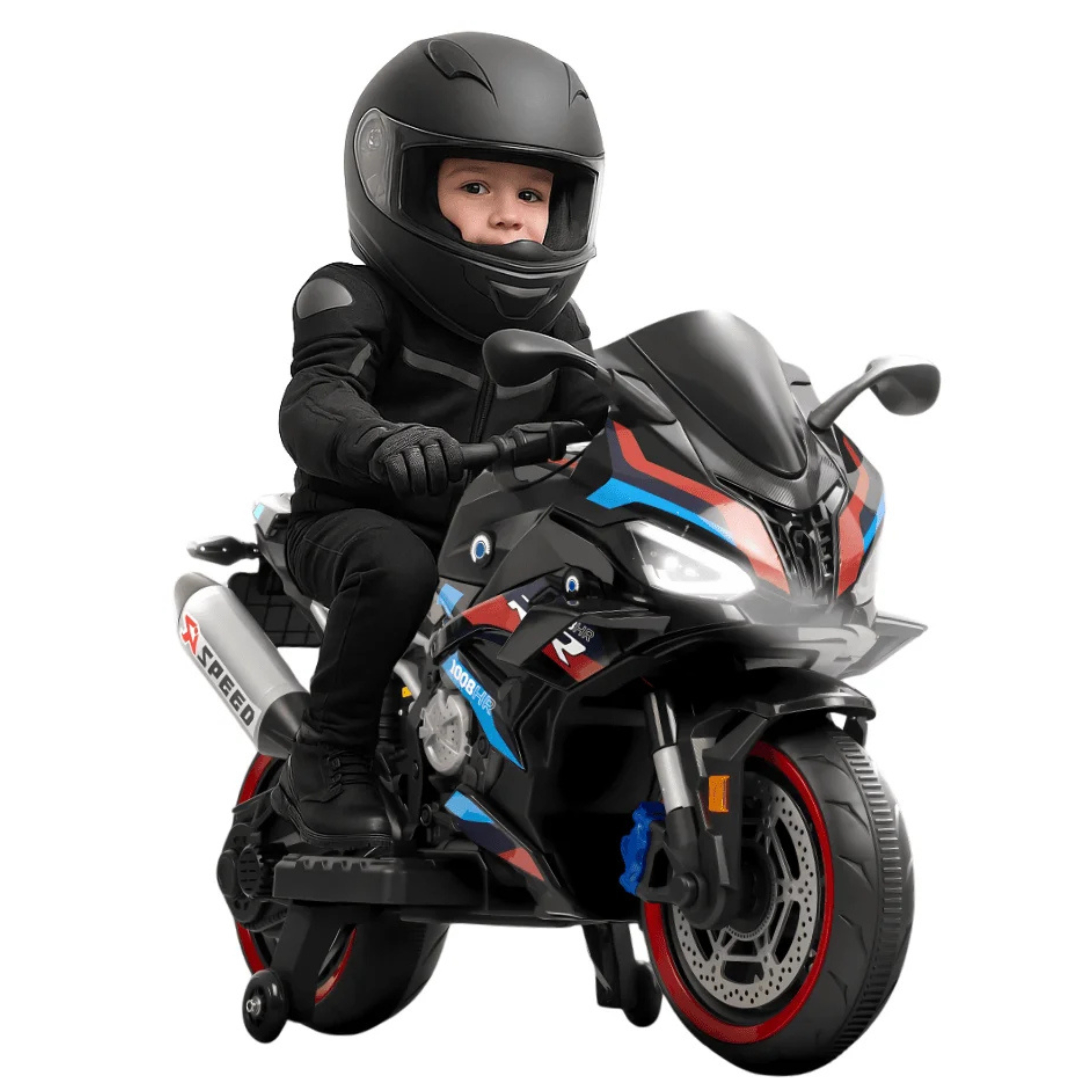 Megastar - Megastar Kids Electric Superbike Ride-On 12V Dual Motor, Led Lights