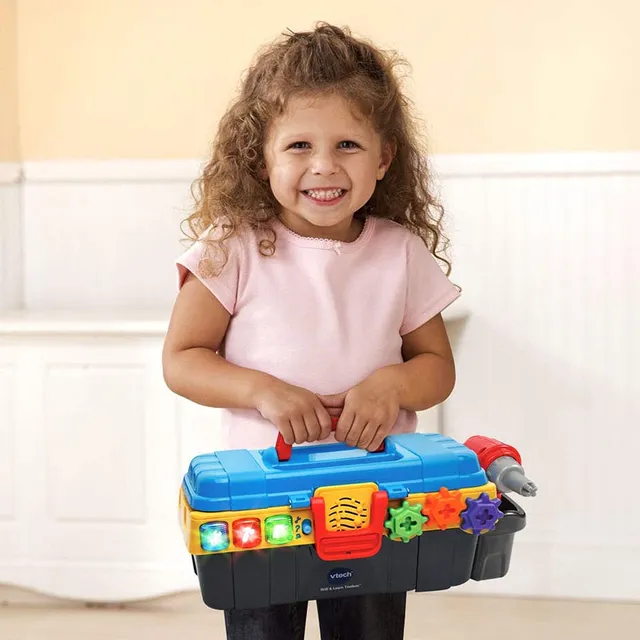 Vtech Drill and Learn Toolbox, Toy with Music, Lights, Colours