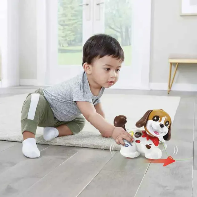 Vtech - Walk & Wiggle Pup, Interactive Baby Toy with Lights & Music