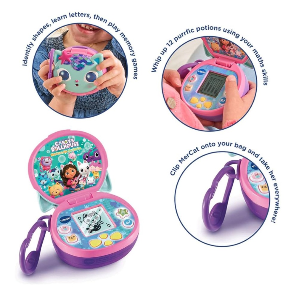 Vtech – Gabby’s Dollhouse MerCat & Me On-the-Go – Multicolor