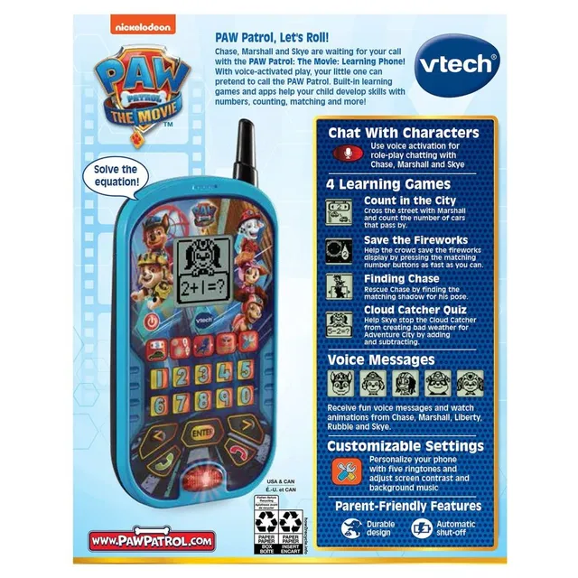 Vtech – Paw Patrol: The Movie: Learning Phone