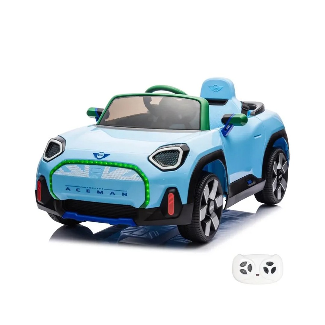 Megastar – Megastar Licensed Mini Cooper Aceman Rideon 12 V Kids Toy Car With Rc
