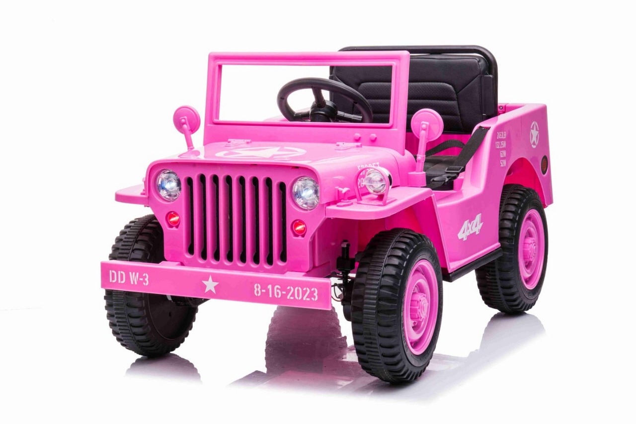 Megastar - Megastar Rideon Army Classic Jeep 12 V With 2 Seats And Parental Rc
