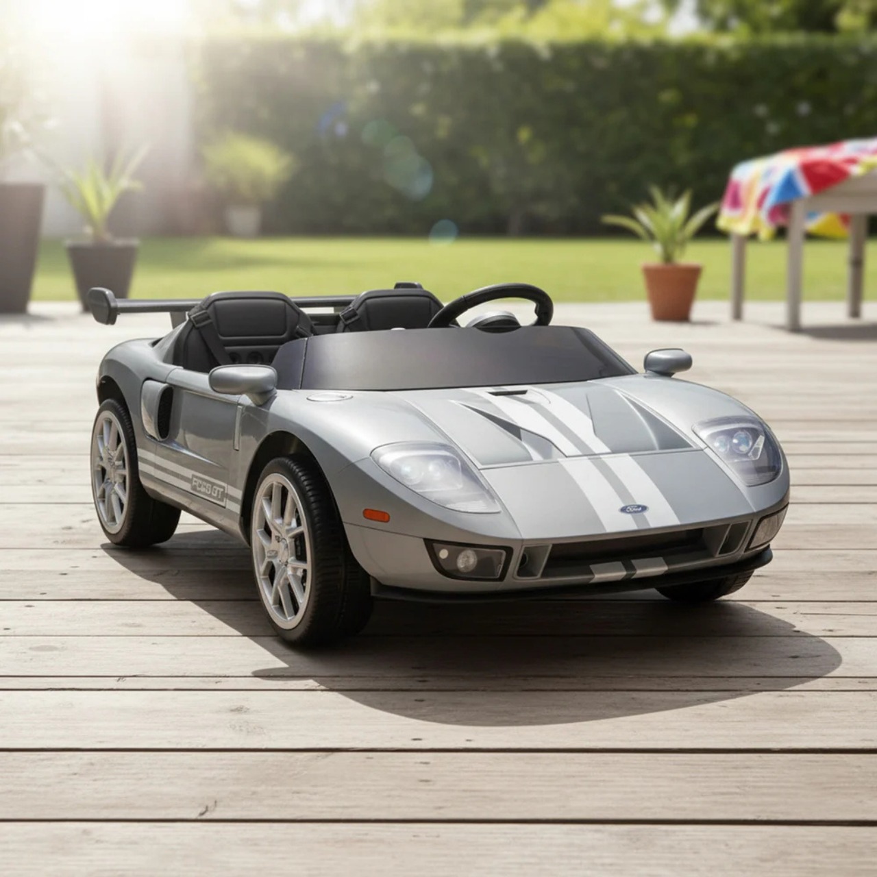 Megastar – Megastar Ride On 2 Seater For Kids Licensed Ford Gt Electric Car With Remote Control