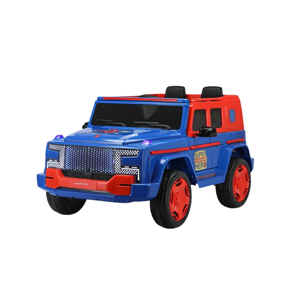 Megastar - Megastar Licensed Electric Rideon Kids Spiderman 12 V Suv Jeep With Rc