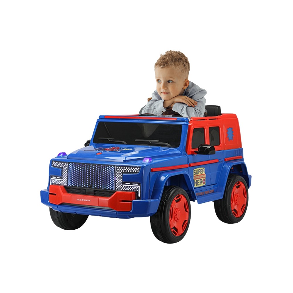 Megastar – Megastar Licensed Electric Rideon Kids Spiderman 12 V Suv Jeep With Rc