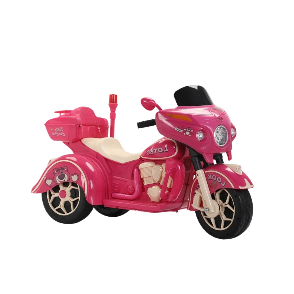 Megastar - Megastar Licensed Electric Rideon Kids Lotso 3 Wheel Bike 12 V