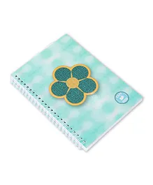 Eazy Kids – Spiral Diary – Daisy Flower Green