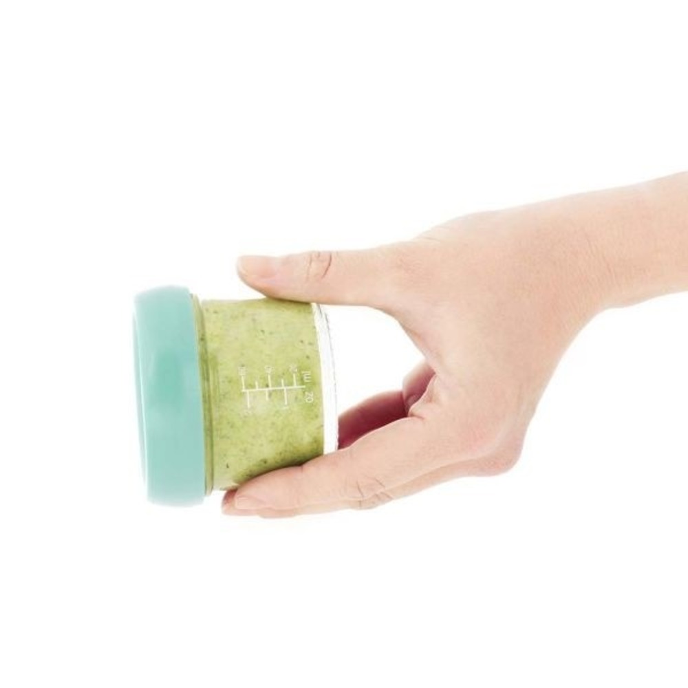 Babymoov – Glass Baby Bowls and Food Containers Multiset – Pack of 8