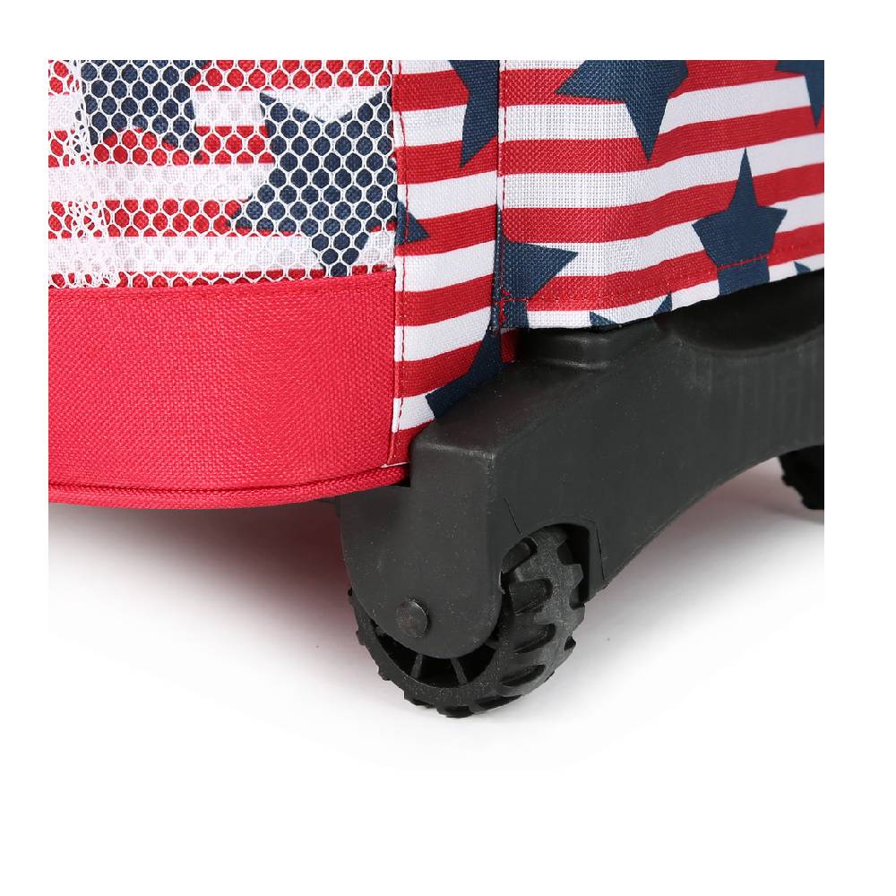 California Innovations – Insulated Rolling Tote – Red and Blue