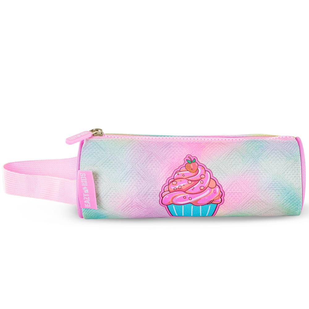 Eazy Kids – Backpack w/Lunch Bag and Pencil Case – 17Inch – Set of 3 – Sugar Pop Pink
