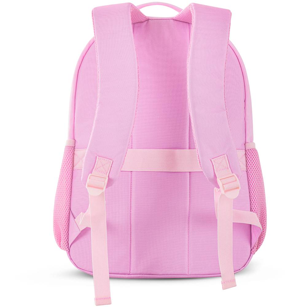 Eazy Kids – Backpack w/Lunch Bag and Pencil Case – 17Inch – Set of 3 – Sugar Pop Pink