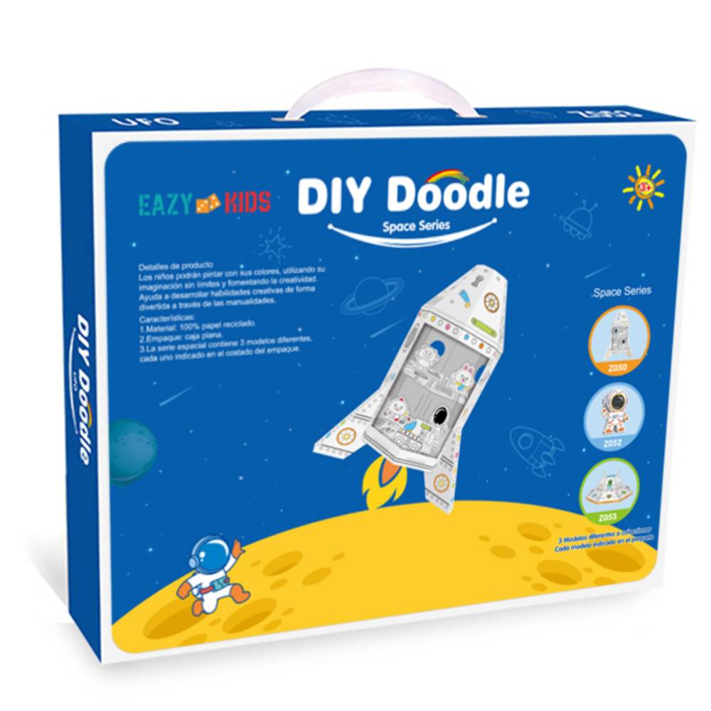 Eazy Kids – DIY Creative Spacecraft – 3 Color Pens