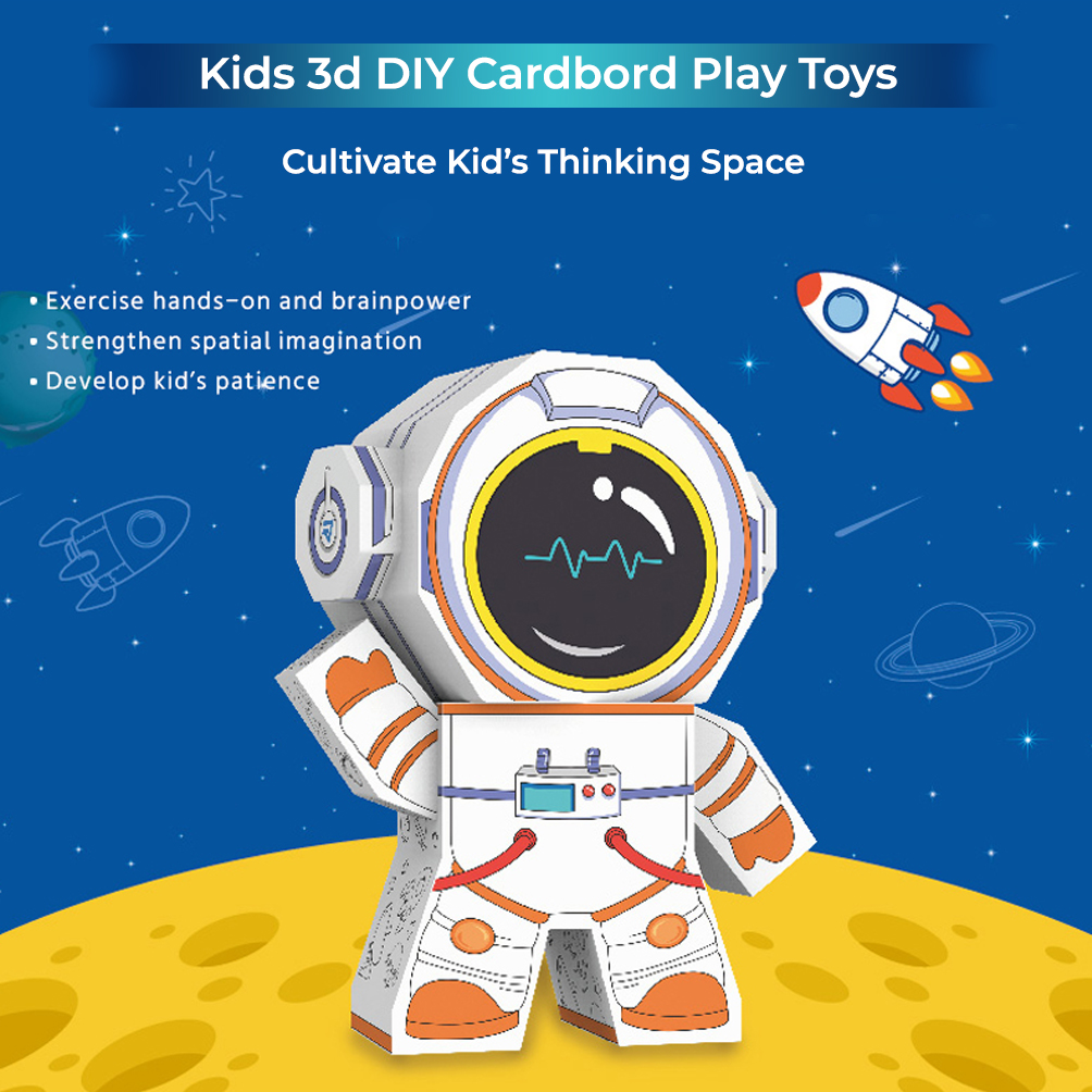 Eazy Kids – DIY Creative Spaceman – 3 Color Pens
