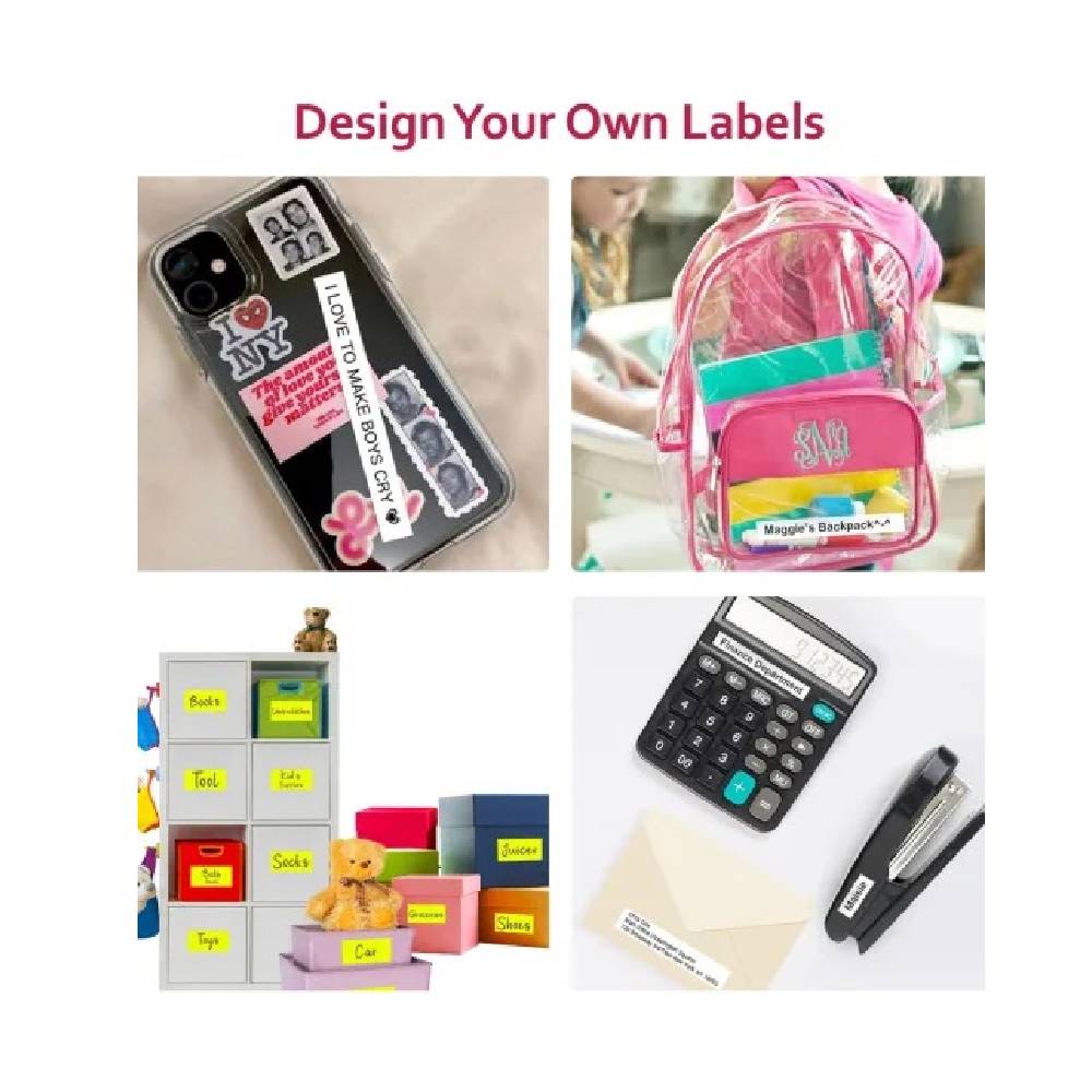 Eazy Kids - Mini Label Maker Printer Rolls - Set of 3 - White