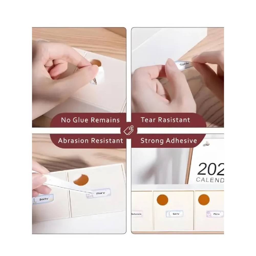 Eazy Kids – Mini Label Maker Printer Rolls – Set of 3 – White
