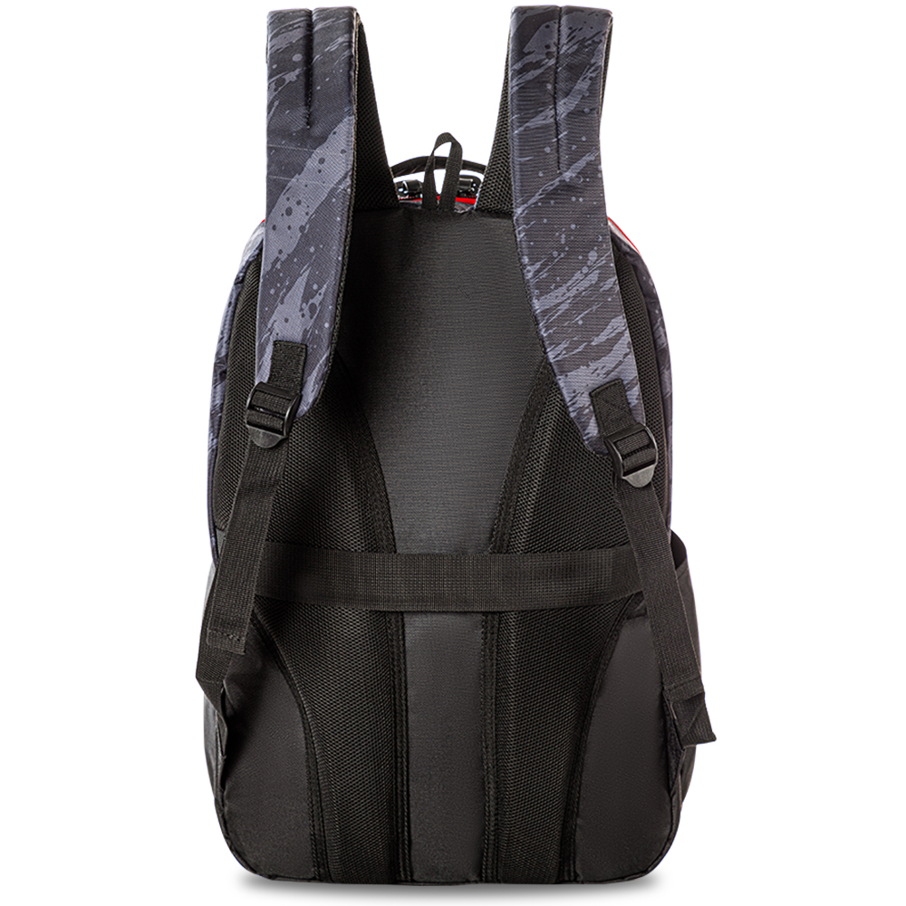 Eazy Kids – School Bag w/Laptop Compartment – 20Inch – Fast & Fearless Black b-1442010