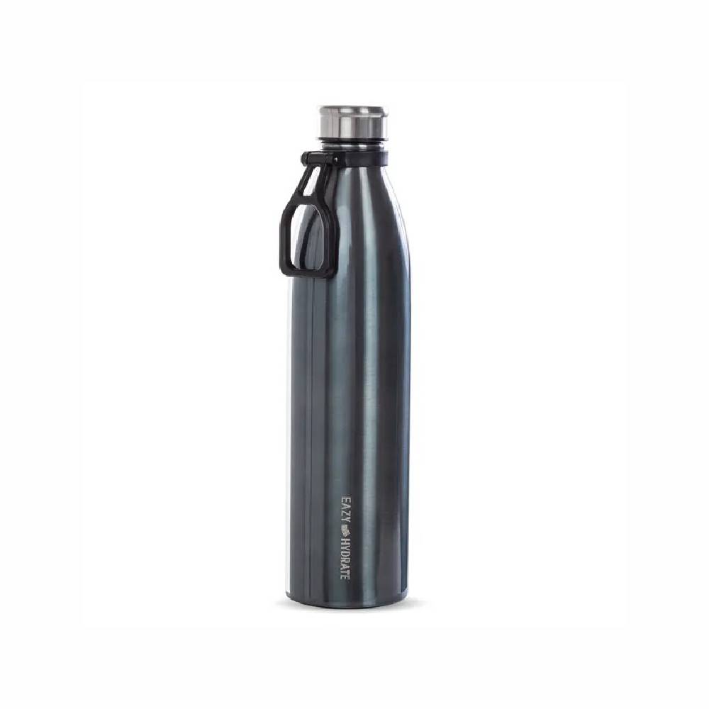Eazy Kids - Steel Water Bottle - 1150ml - Black