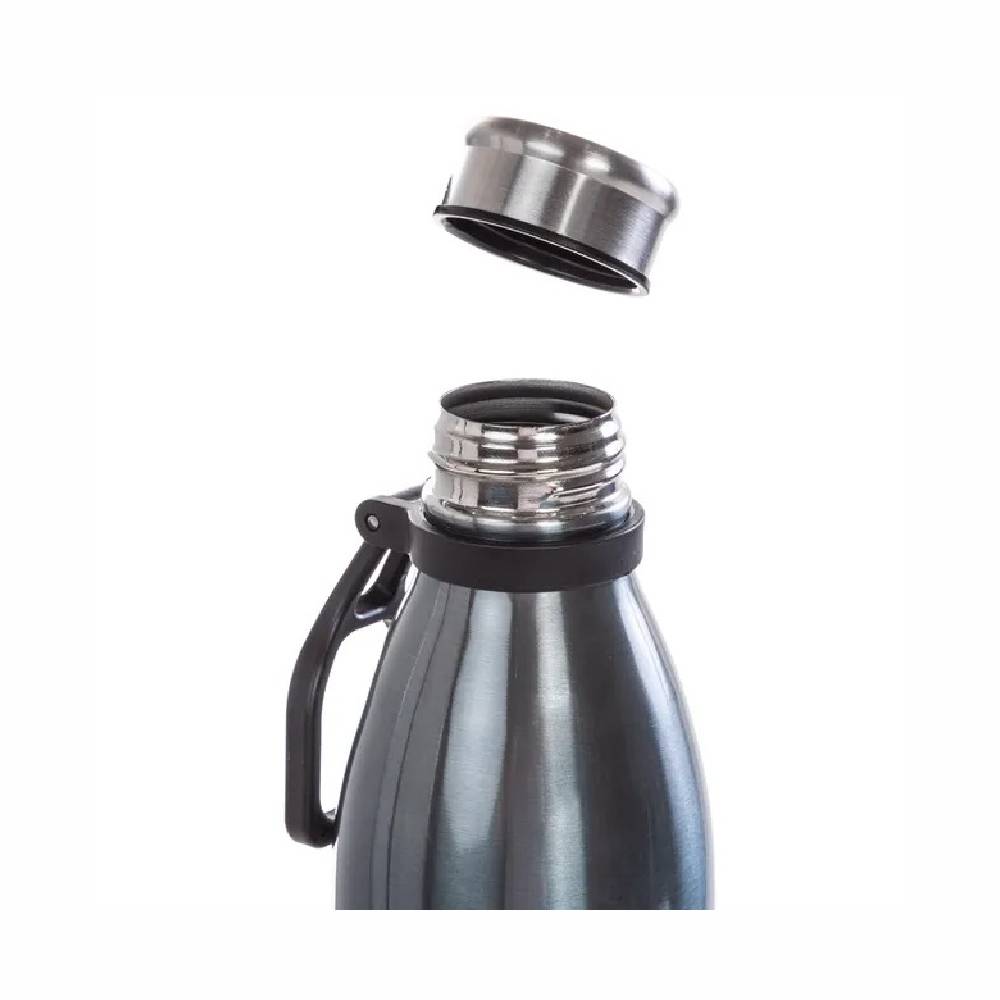 Eazy Kids - Steel Water Bottle - 1150ml - Black