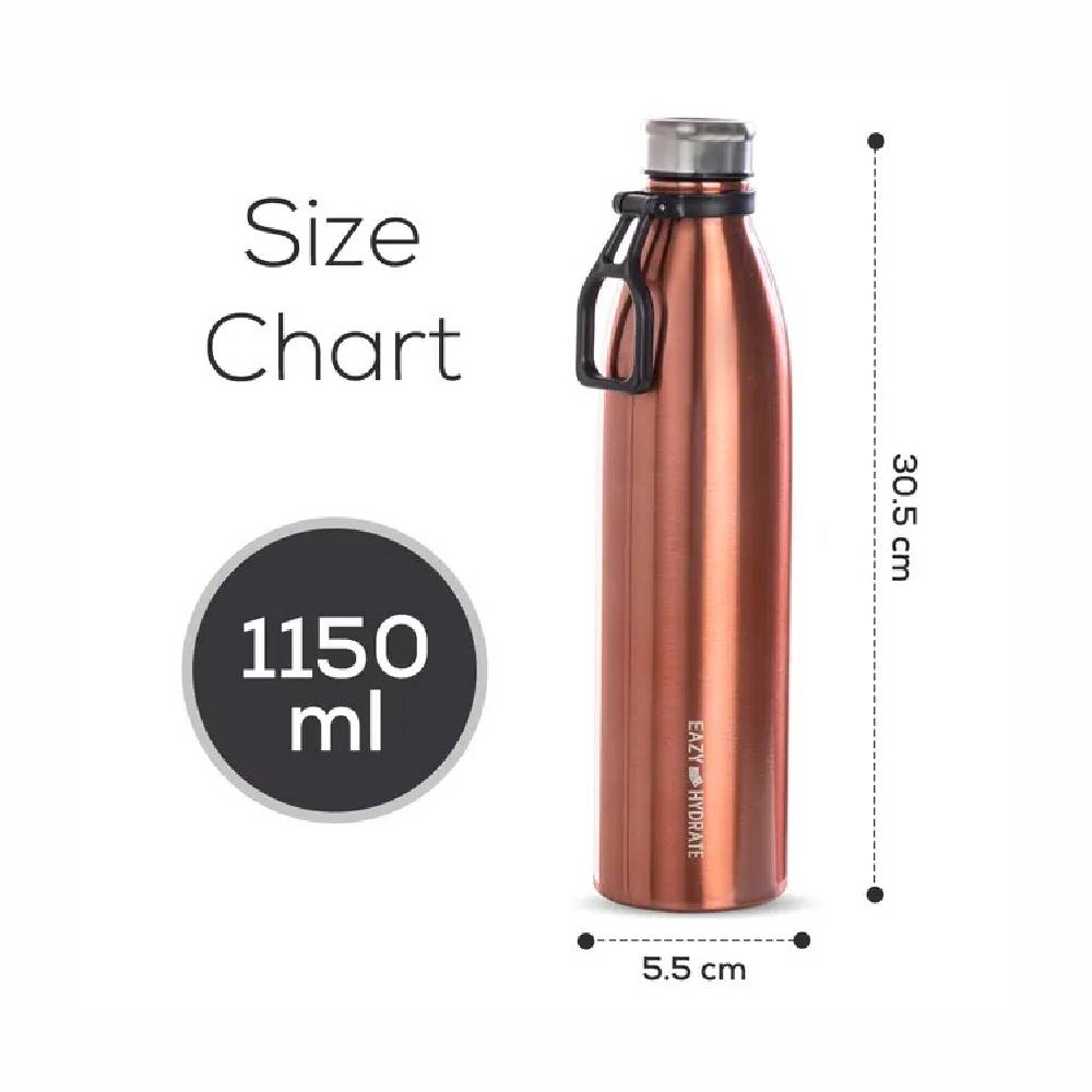 Eazy Kids – Steel Water Bottle – 1150ml – Copper