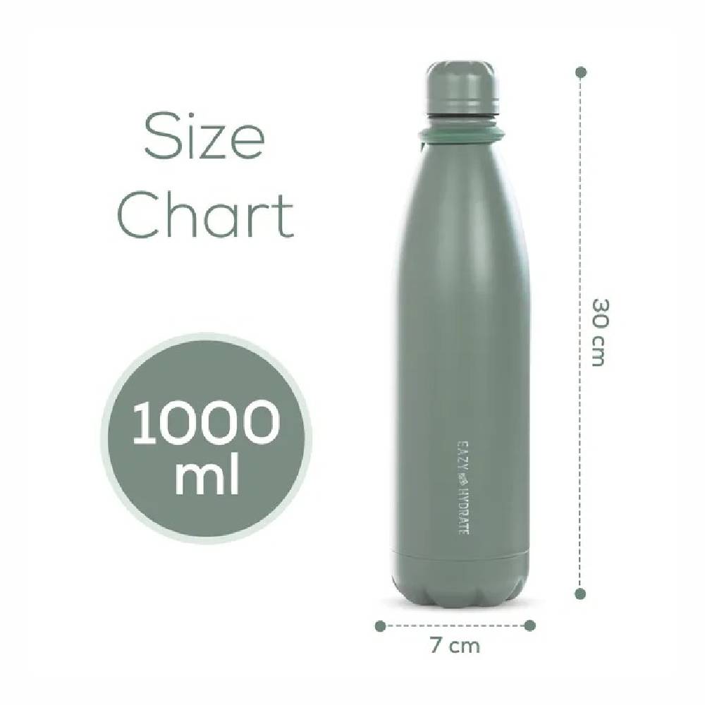 Eazy Kids – Steel Water Bottle – 1L Green