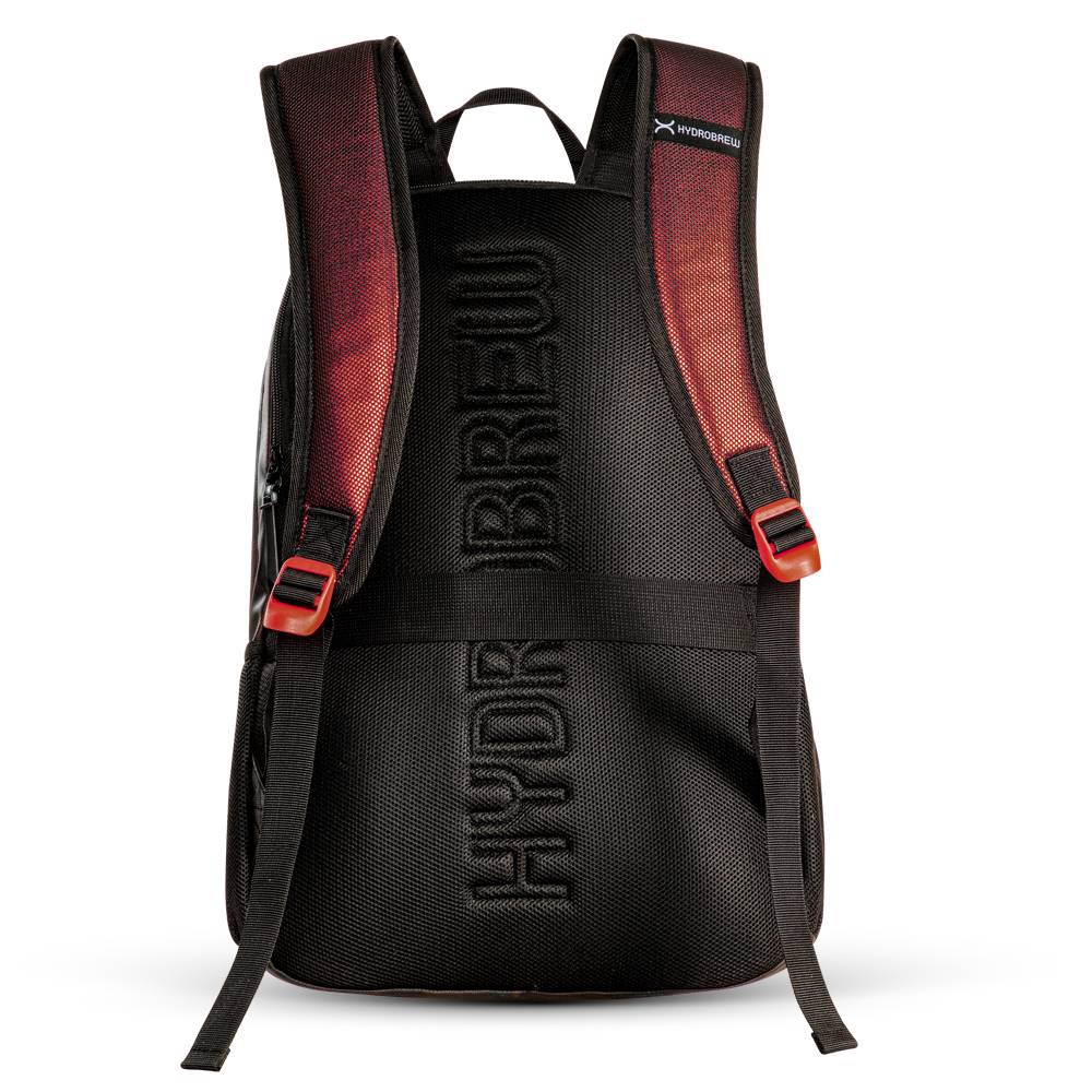Hydrobrew - 18" Backpack w/ Bento Lunch Box - Brown