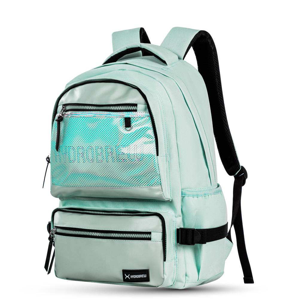 Hydrobrew - 18" Backpack w/ Bento Lunch Box - Green