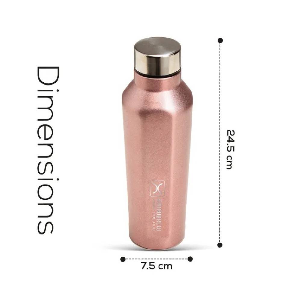 Hydrobrew – Steel Water Bottle – 800ml – Copper