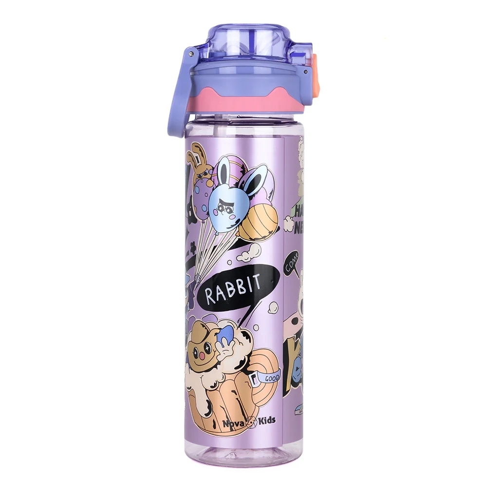 Nova Kids – Water Bottle 700ml with Straw- Orange