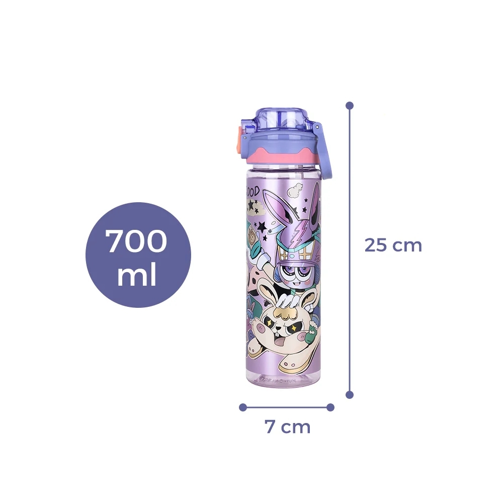 Nova Kids – Water Bottle 700ml with Straw- Orange