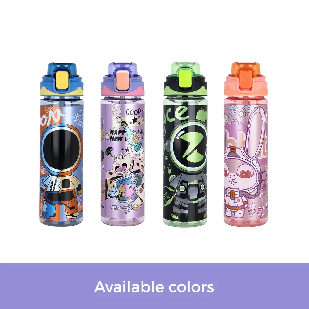 Nova Kids – Water Bottle 700ml with Straw- Orange