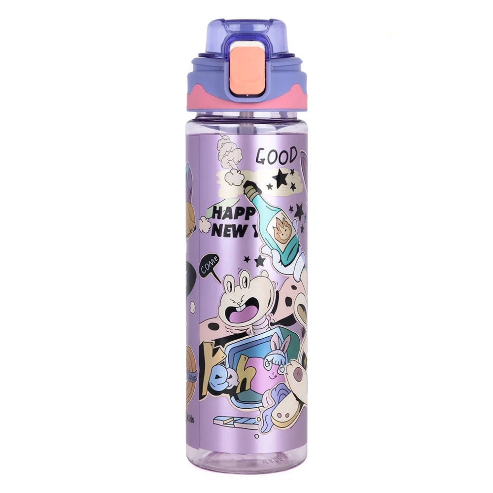 Nova Kids - Water Bottle 700ml with Straw- Orange