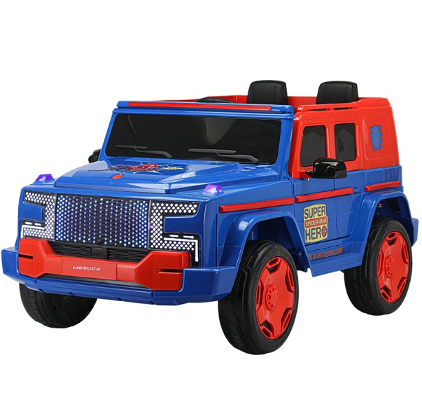 Megastar - Megastar Licensed Electric Rideon Kids Spiderman 12 V Suv Jeep With Rc