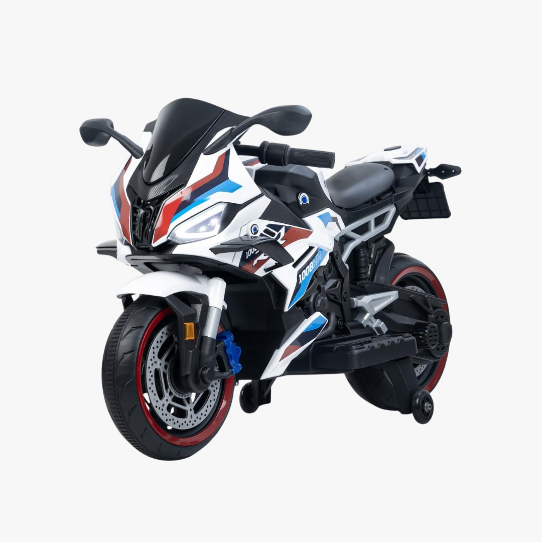 Megastar - Megastar Kids Electric Superbike Ride-On 12V Dual Motor, Led Lights
