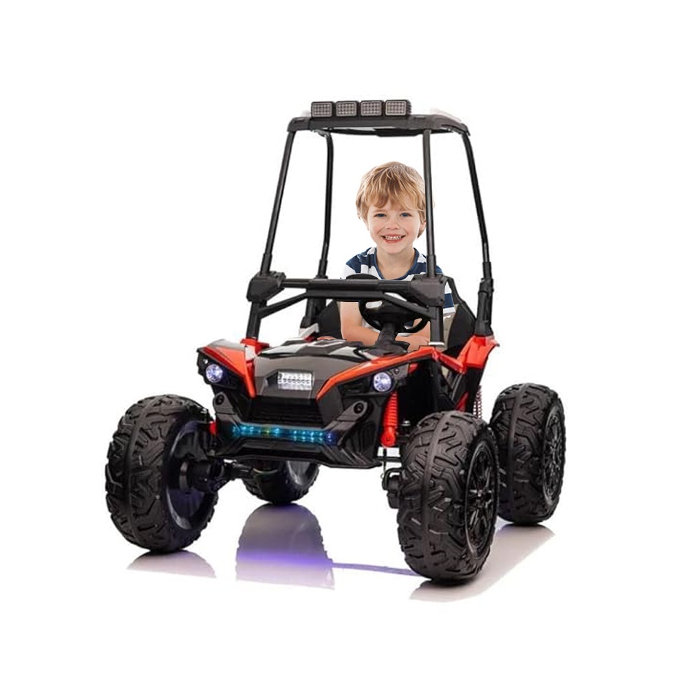 Megastar - Megastar Utv With Removable Canopy, Remote Control And Colorful Lights 2 Seater 12V