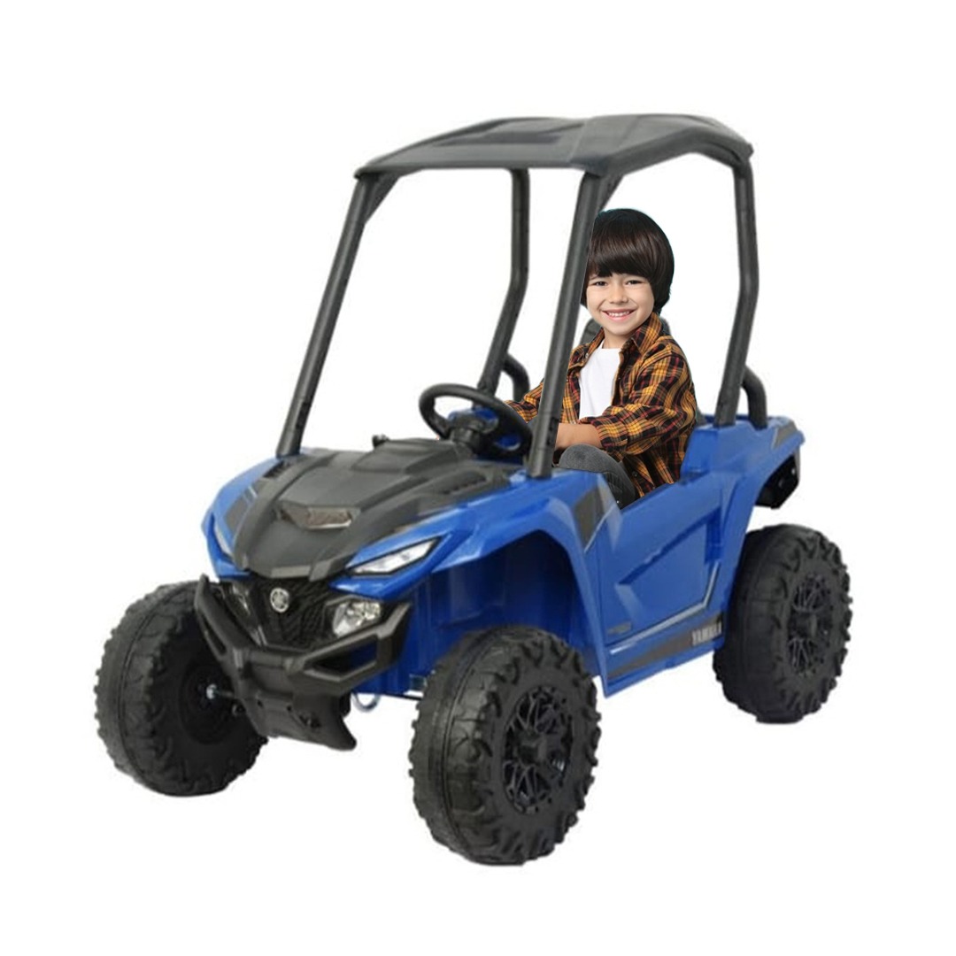 Megastar – Megastar Ride On 12 V Licensed Yamaha Wolverine Rmax2 With Rc- Blue