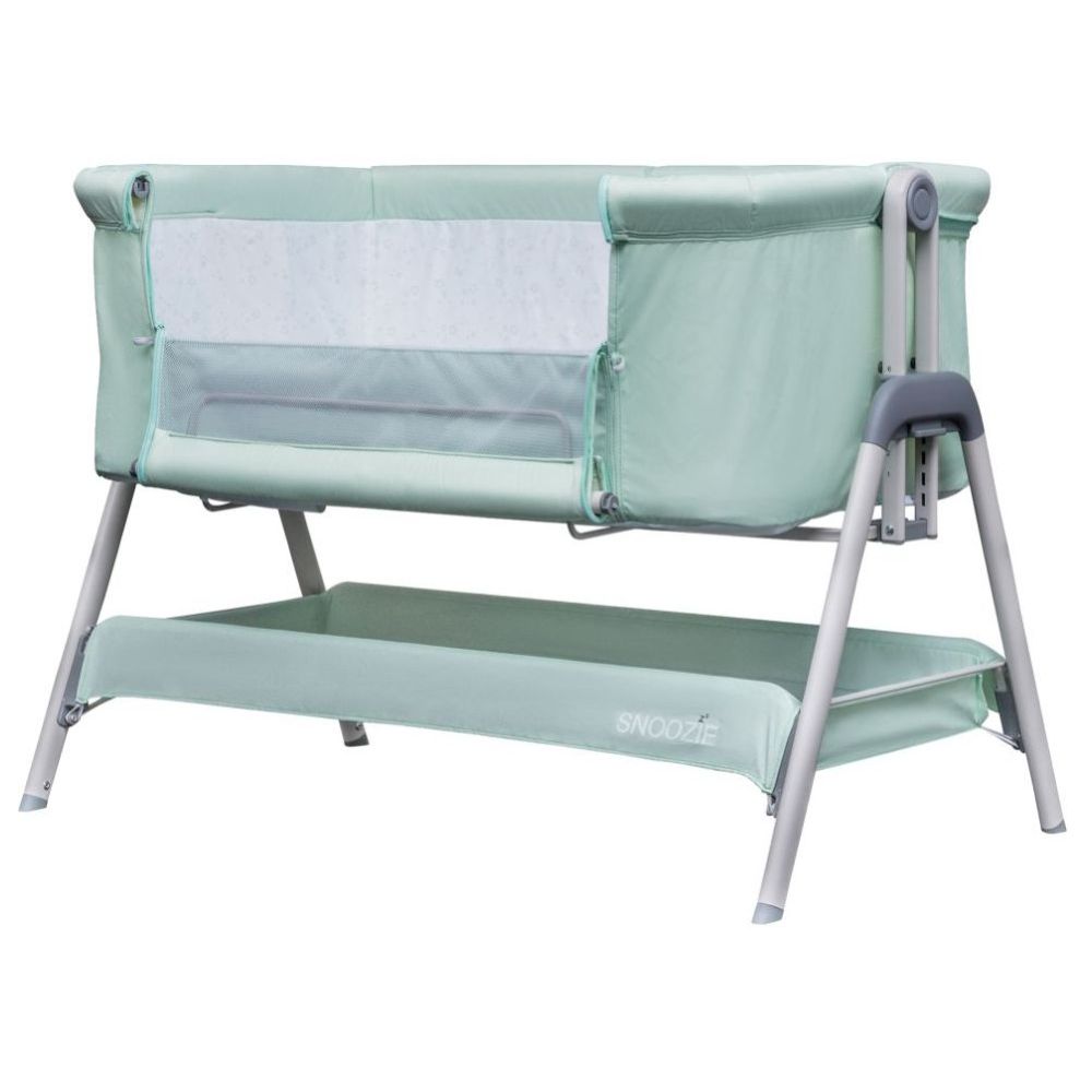 Kinder Valley – Snoozie Bedside Crib – Misty Jade